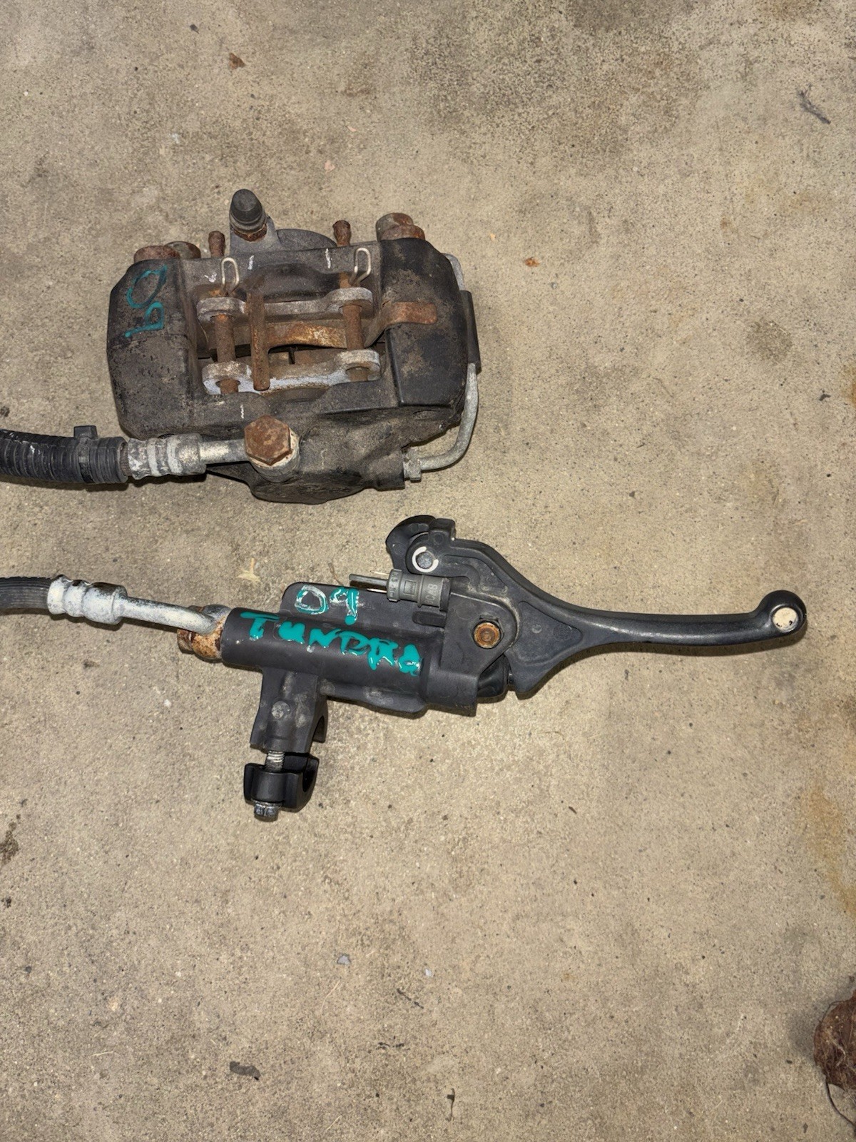 2009 Skidoo Tundra Freestyle Master Cylinder Brake Caliper 507032463 507032448