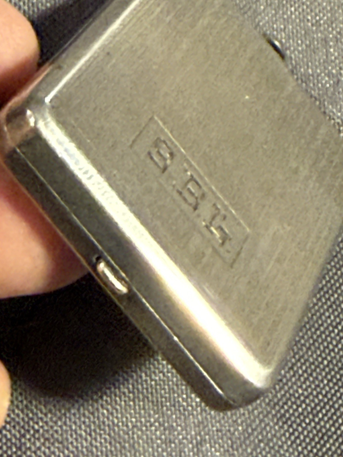 Antique Art Deco Period Elgin Sterling Silver Matchbook Holder Case