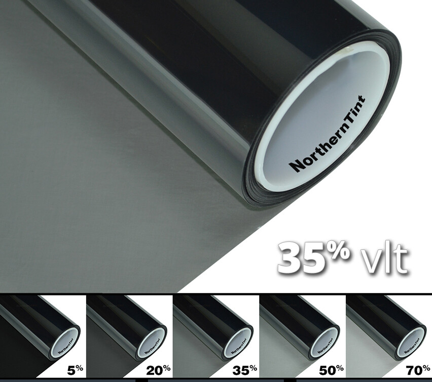 Eco-Nano Carbon Window Tint Roll 40" x 100' Select from 5% 20% 35% 50% 70% VLTs