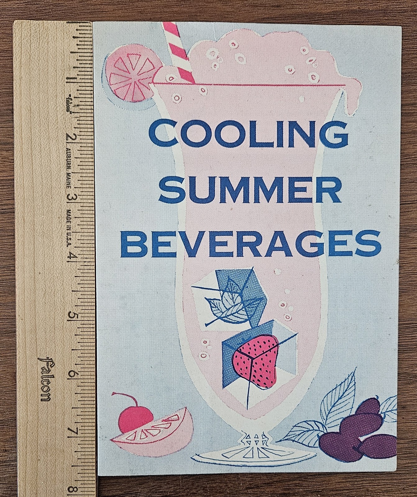 1957 Ford Motor Company Recipe Booklet For Employees "Cooling Summer Beverages"