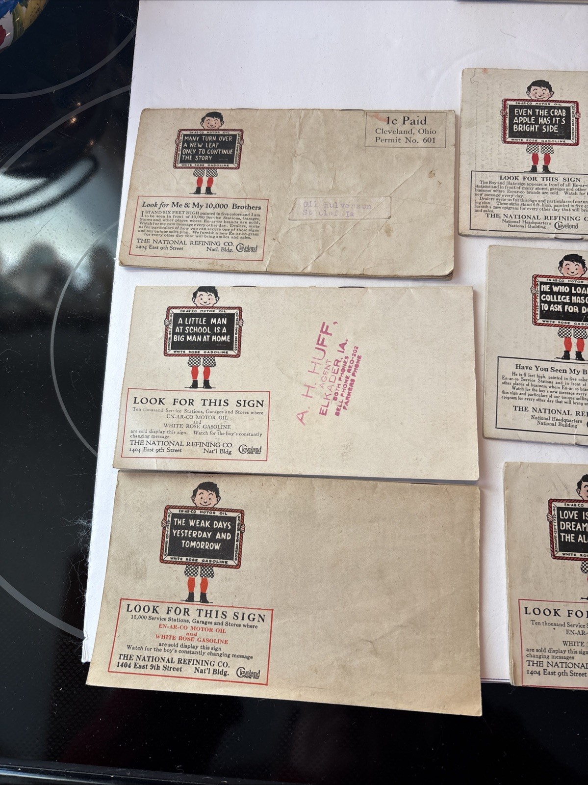 Ten Vintage En-ar-co National News Pamphlets. 1922-1924 Enarco