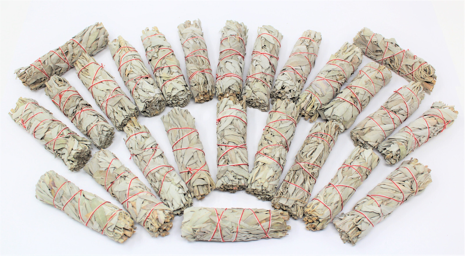 White Sage Smudge Stick, 4": Choose How Many (Bundle, House Cleansing, Bulk Lot)
