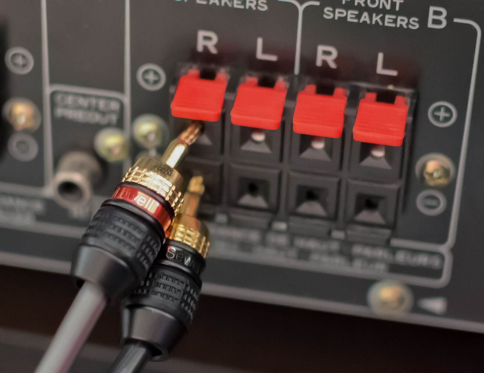 Deadbolt Flex Pin Banana Plugs for Spring Loaded Speaker Terminals