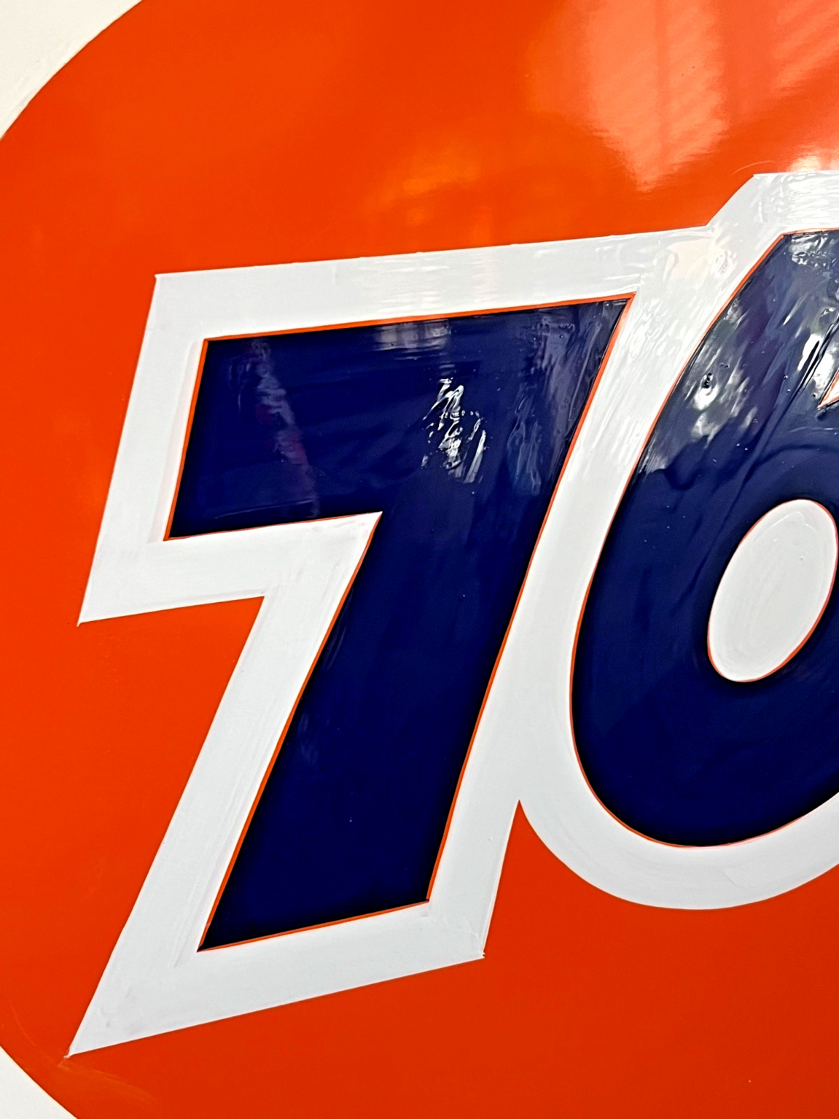 Lg. PAINTED SIGN Vintage Style Union 76 Gas Station HOTROD Shop Service Garage