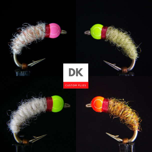 Jamieson's Wool Killer Bug Yarn - 3yds - Choose from 20 colors! - Fly Tying