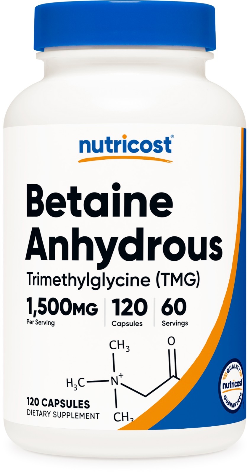 Nutricost Betaine Anhydrous 1500mg, 60 Servings