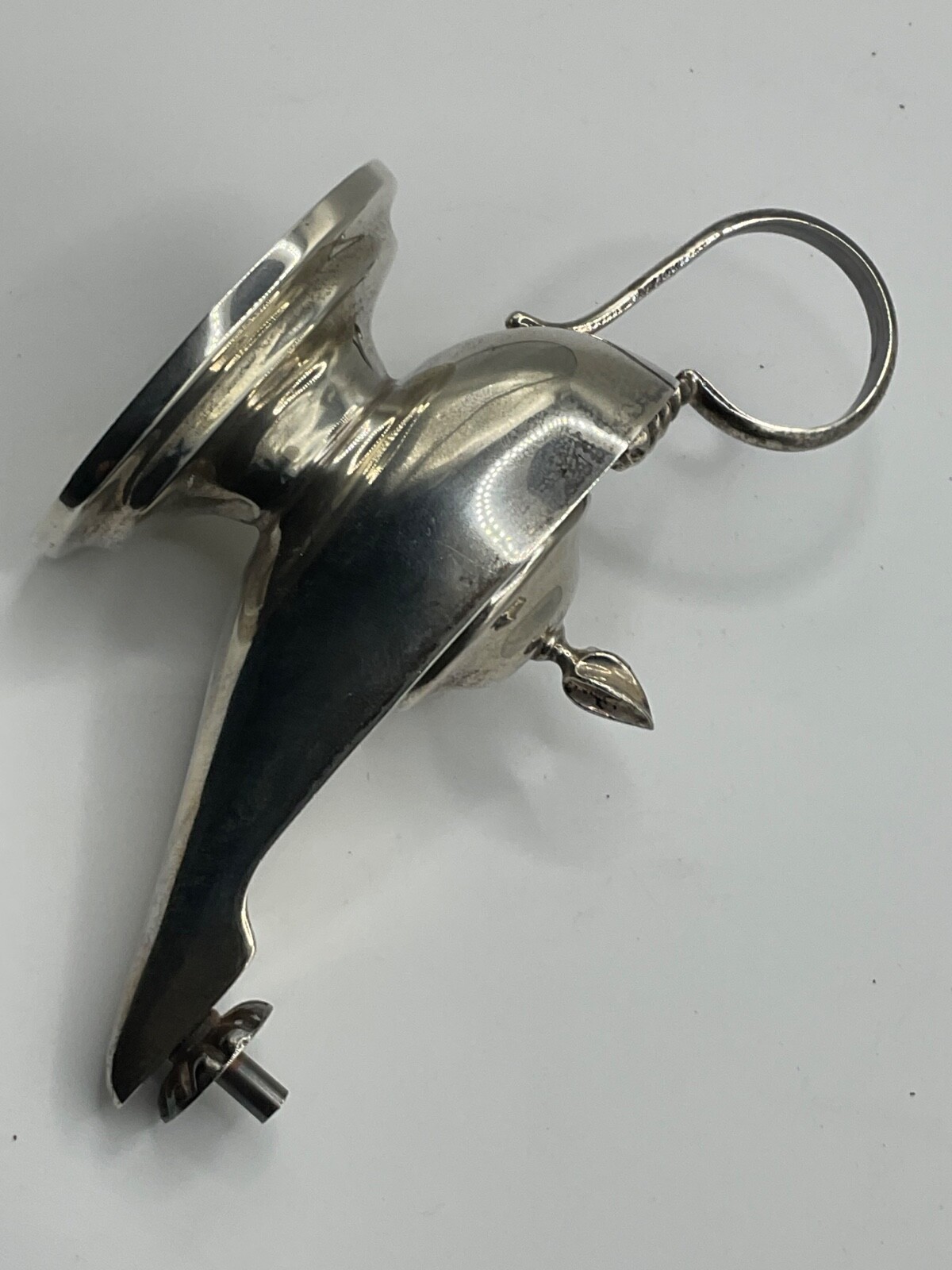 Vintage Maltese 925 Sterling Silver Aladdin Oil Lamp Cigar Lighter JT Malta