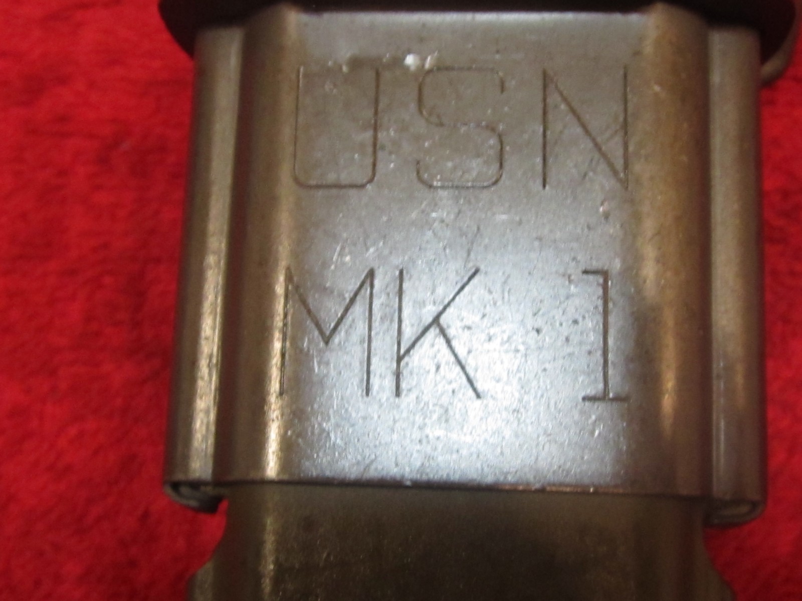 USN Model 1942 MK 1 Plastic Hard Scabbard Used with Free Shipping