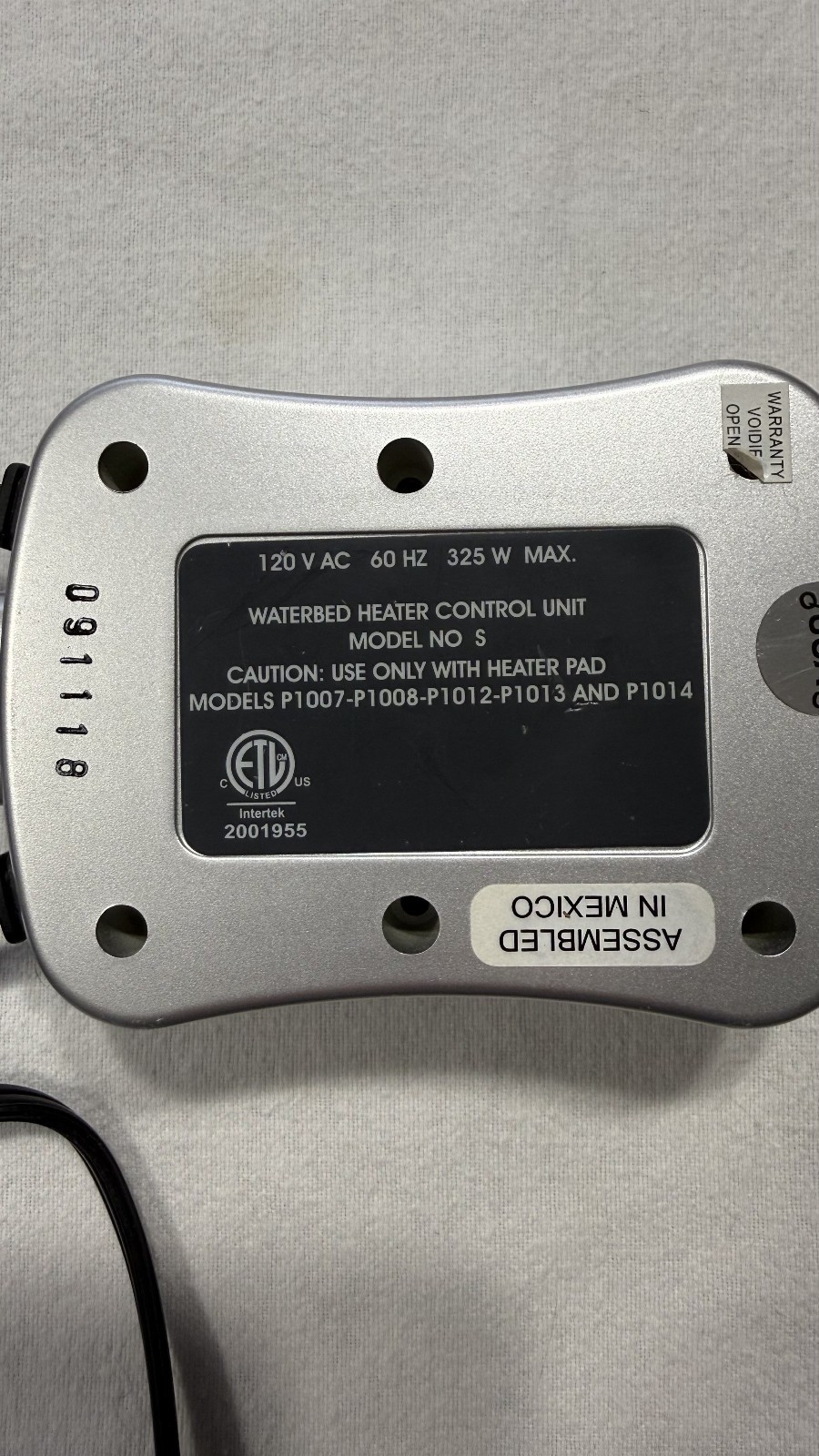 Thermal Guardian Quantum Full Watt (300 Watt) Hardside Waterbed Heater