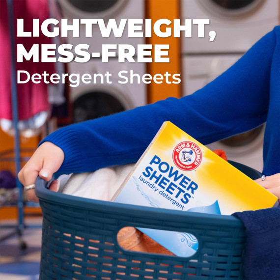Arm & Hammer Power Sheets Laundry Detergent (35 Count, Fresh Breeze)