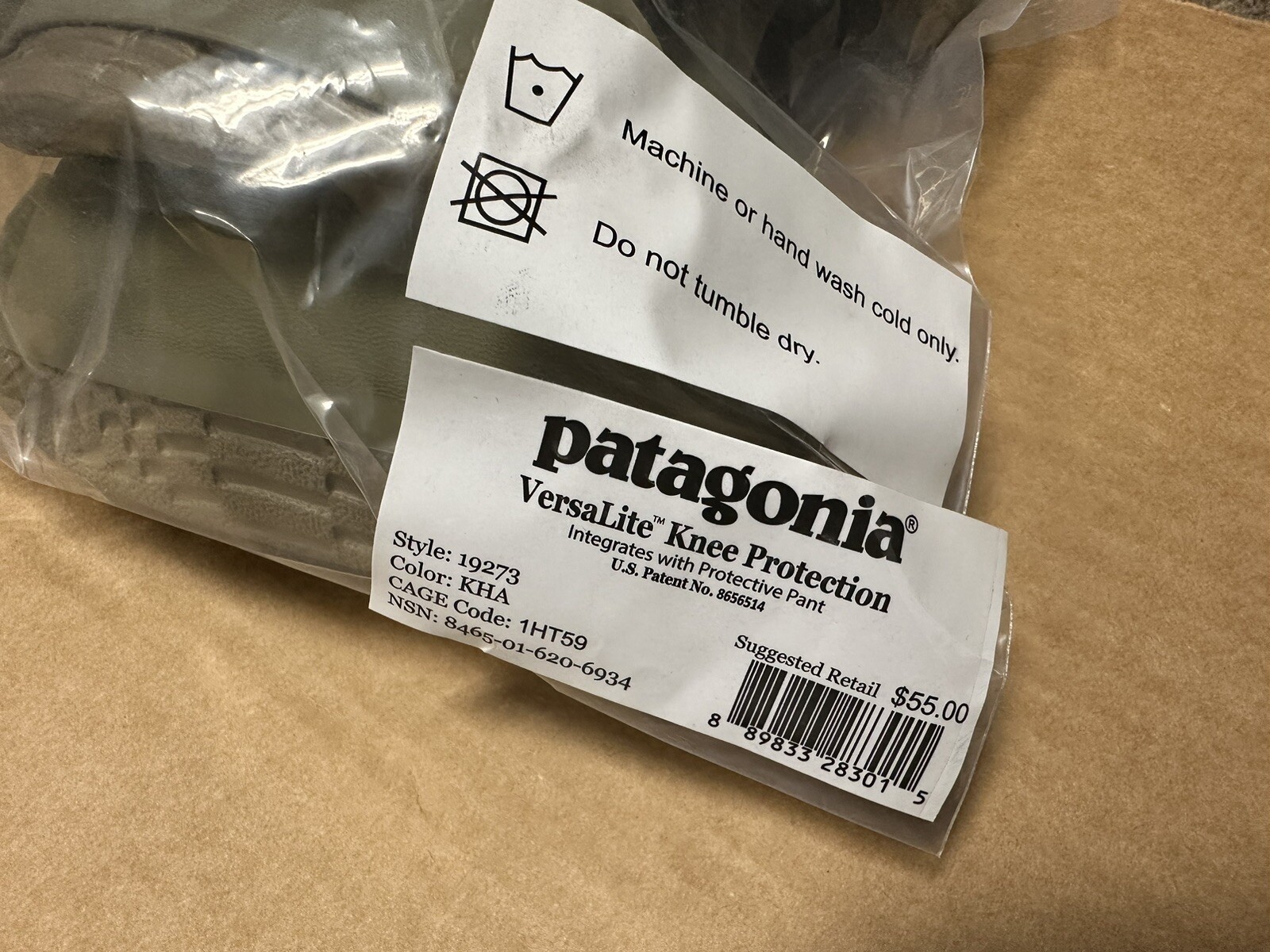 PATAGONIA VIKP VERSION II VERSALITE KNEE PADS SET 19273 NEW