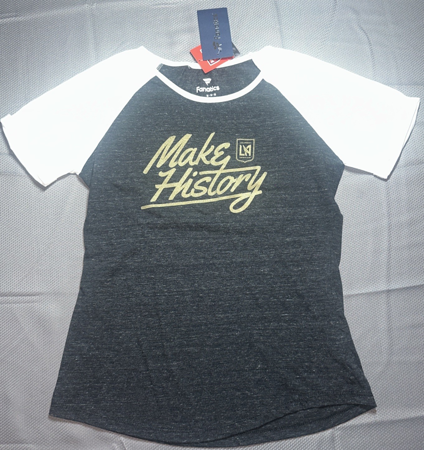 NEW LAFC Los Angeles FC Inaugural Season Fanatics Brand Women's Crewneck T-shirt