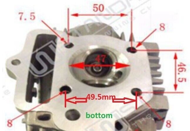 NEW HQ HEAD CT70 ATC70 SL70 XL70 (C70 1980/1981) ACCEPTS ORIGINAL CAM & ROCKERS