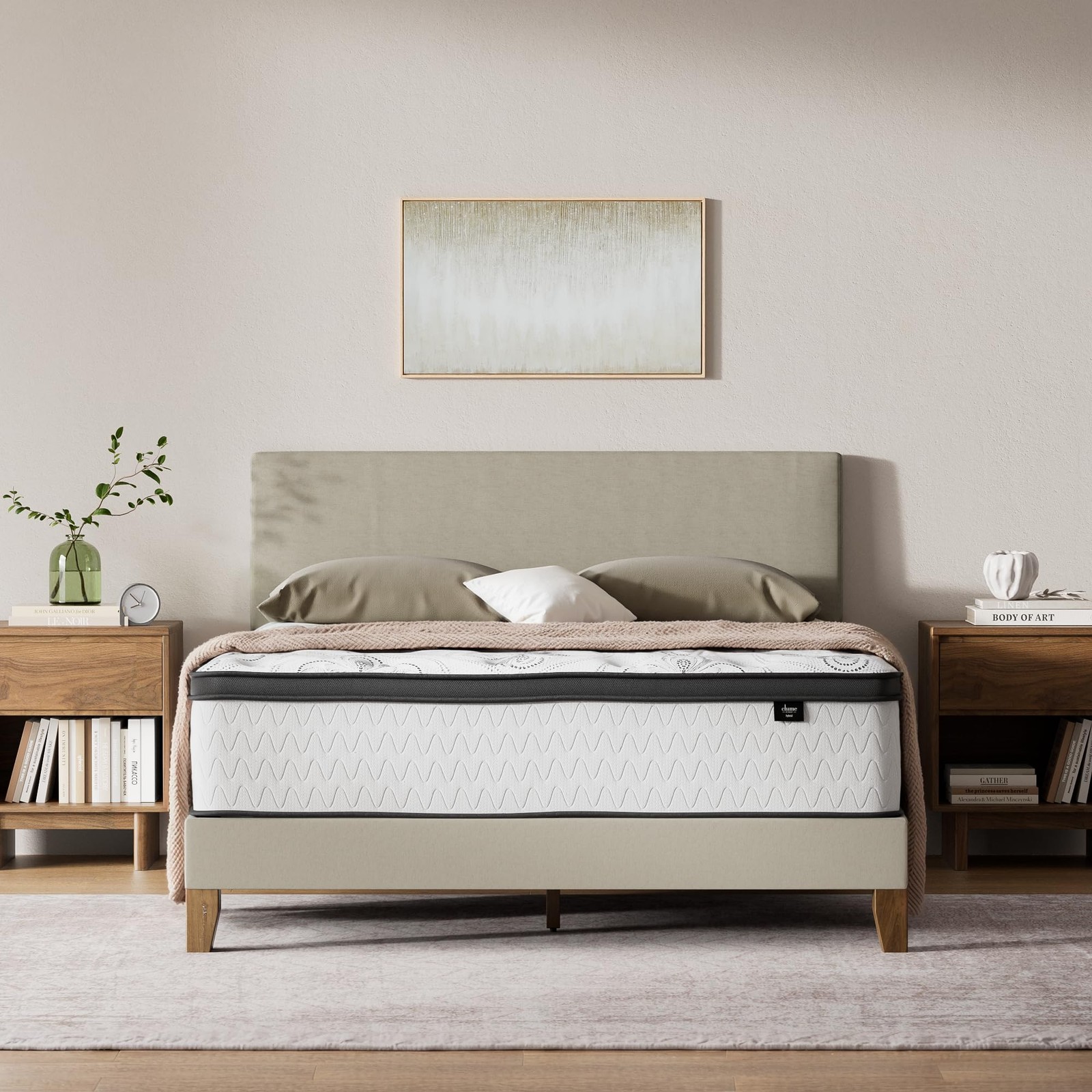 Signature Design by Ashley Chime Hybrid Full 12 Mattress with Gel Memory Foam,