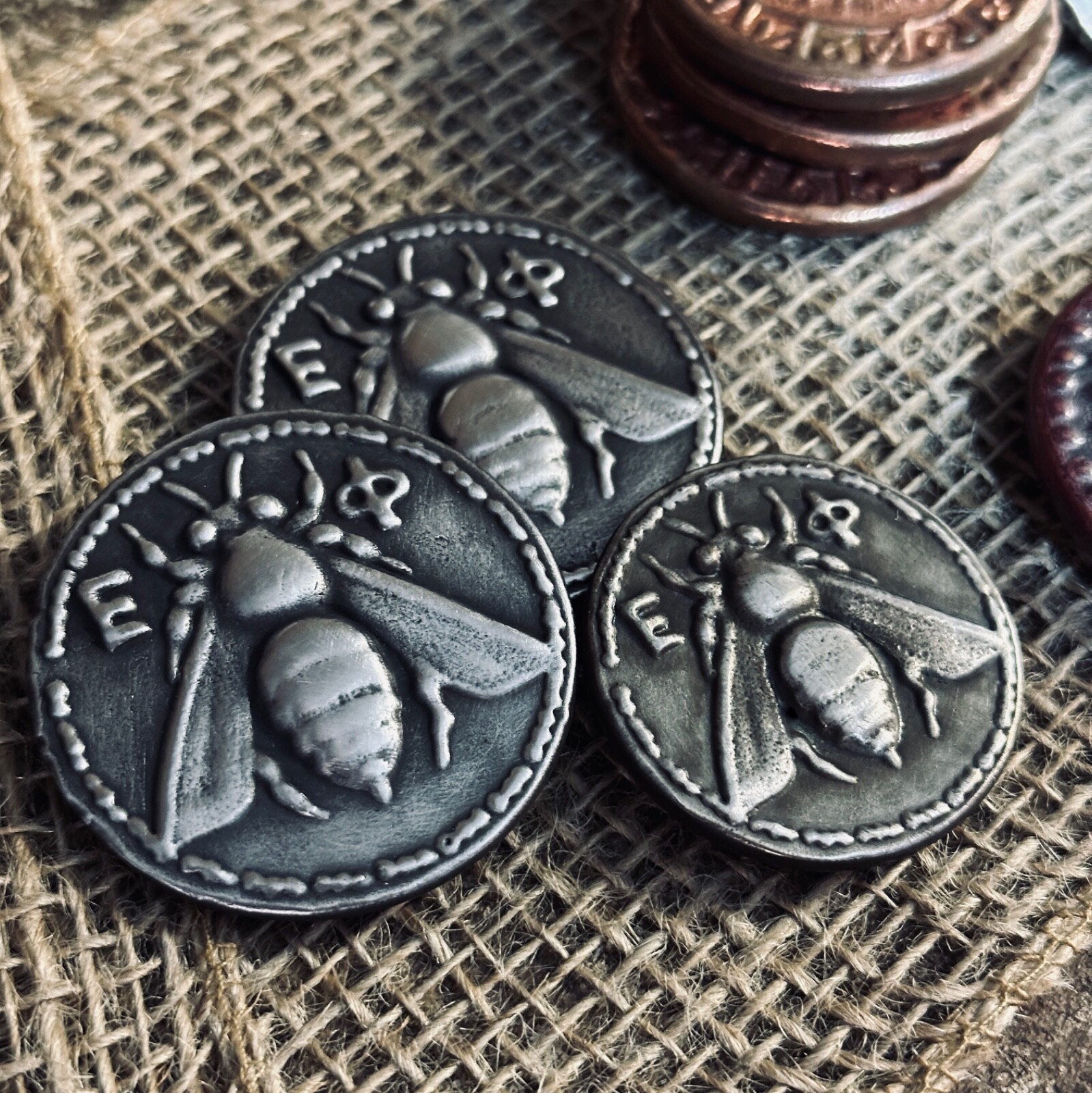 GREEK TETRADRACHM Of EPHESOS - (2 Sided) Graphite Coin Mold