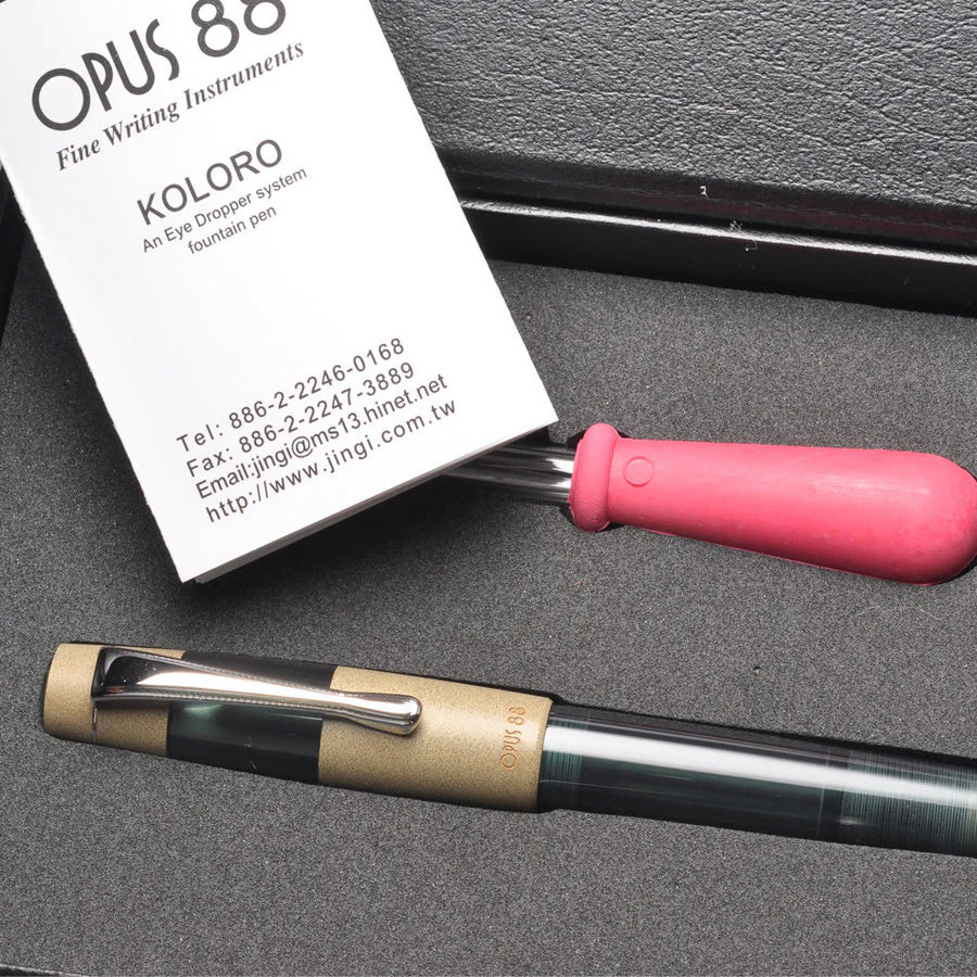 Opus 88 Koloro Fountain Pen Beige Teal