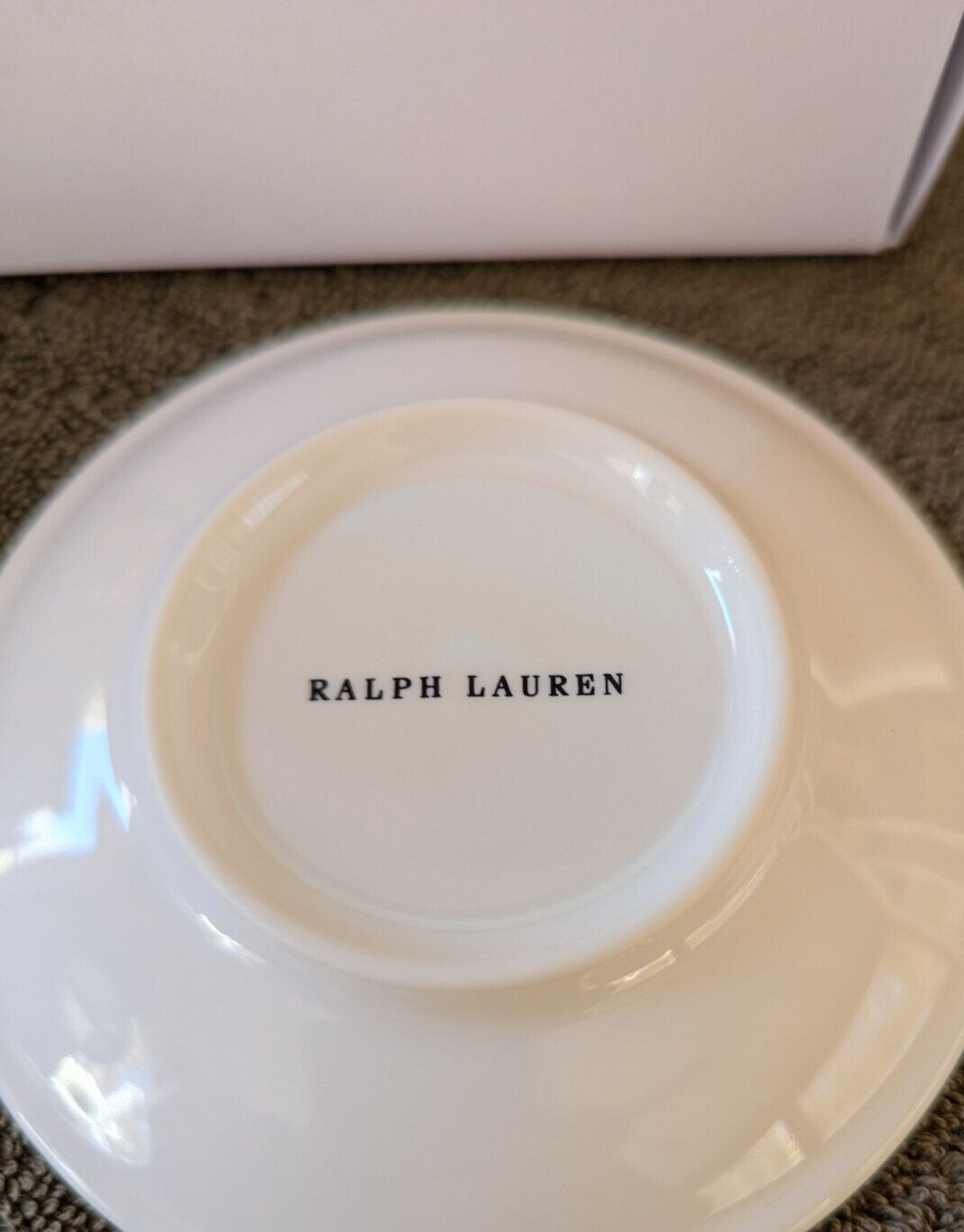 RALPH'S COFFEE by Ralph Lauren Porcelain Espresso Cup & Saucer Set (polo)