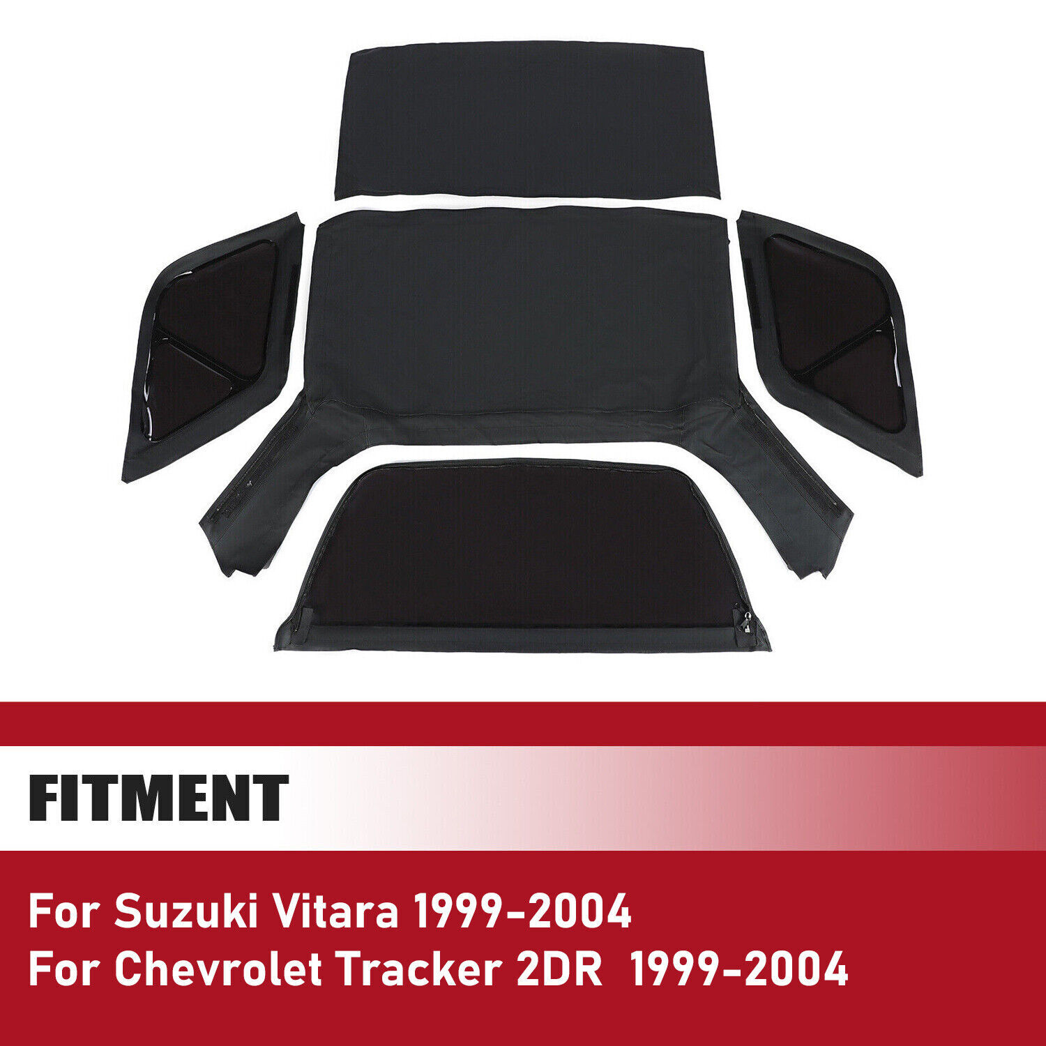 Replacement Soft Top with Tinted Window For 99-2004 Suzuki Vitara Chevy Tracker