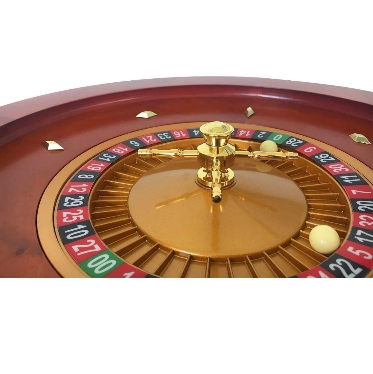 20" Solid Wood Roulette Wheel for Roulette Tables by MRC POKER