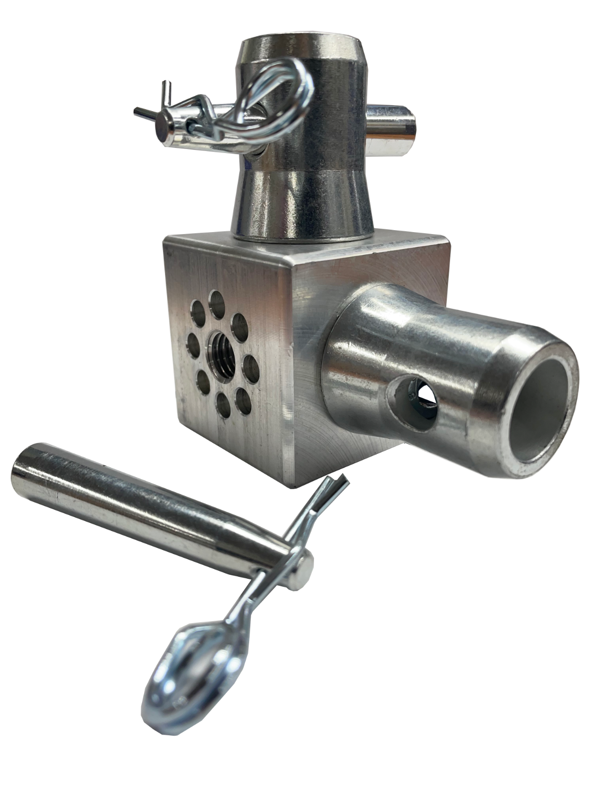 Multi Junction Cube Union Box for F34 2" Diameter Aluminum Trussing