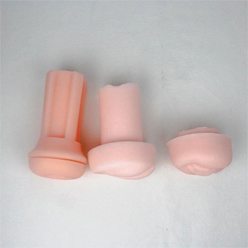 Realistic Silicone Soft Sleeve Insert for Penis Pump Enlagement Vacuum Pump Ring