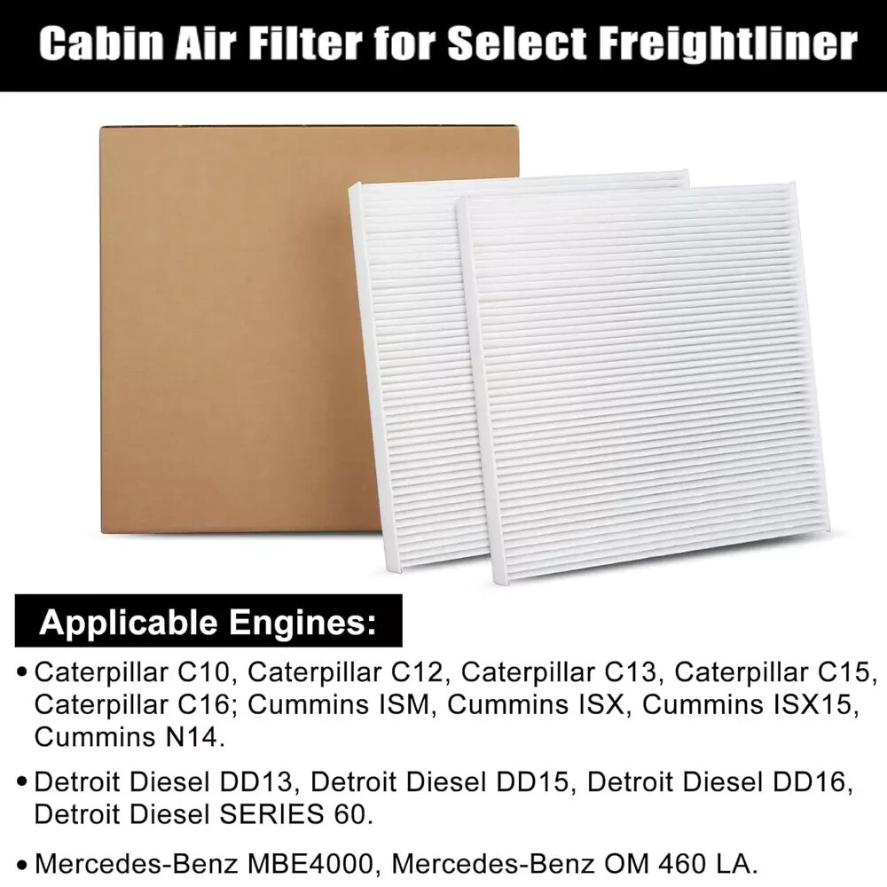 12 PCS P609422 Cabin Air Filter For Freightliner Cascadia Columbia PA4857 AF2427