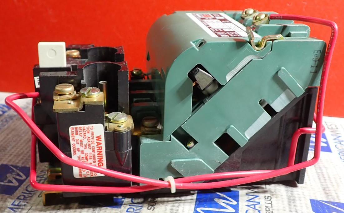 Furnas 14DF320E Size 1 Starter 27 Amp 600VAC w/ 550-600V Coil 10 HP TESTED S930