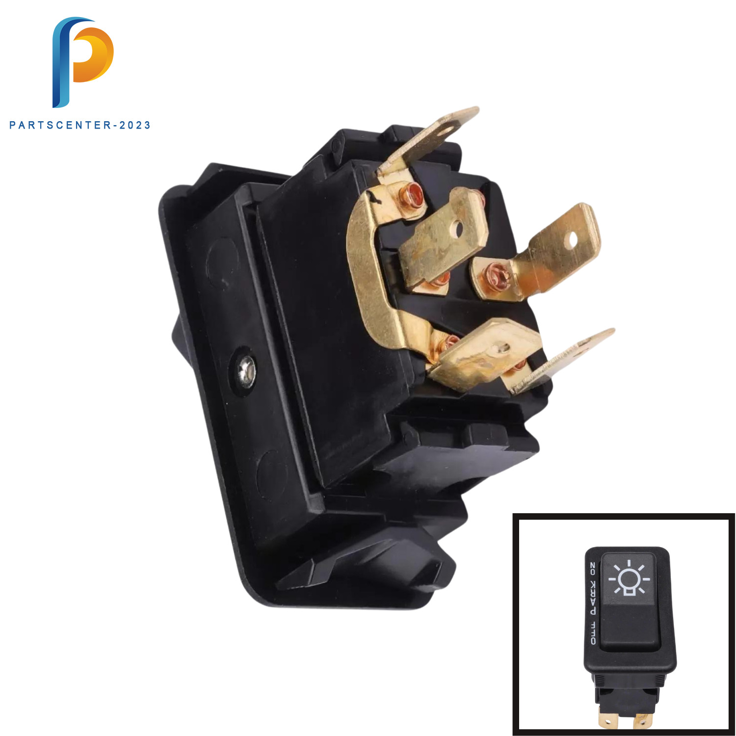 New 3 Position 5 Pin Headlight Rocker Switch for International 8100 1661234C3 US