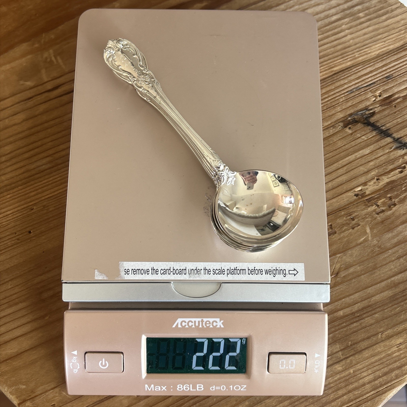 (6) Old Master by Towle Sterling Silver Round Cream Soup Spoon 6 1/4" abt 221g