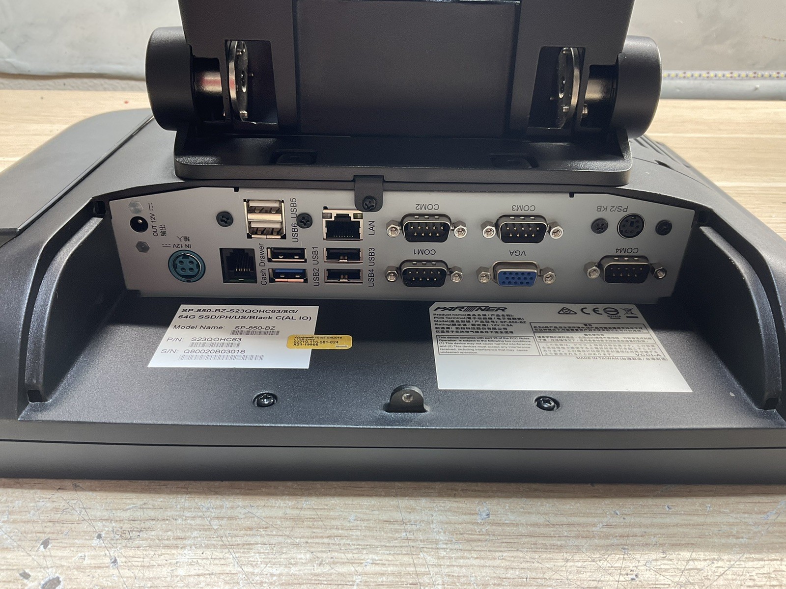 Partner SP-850-BZ -S23QOHC63/POS Touch Terminal Customer Display.JUA2672