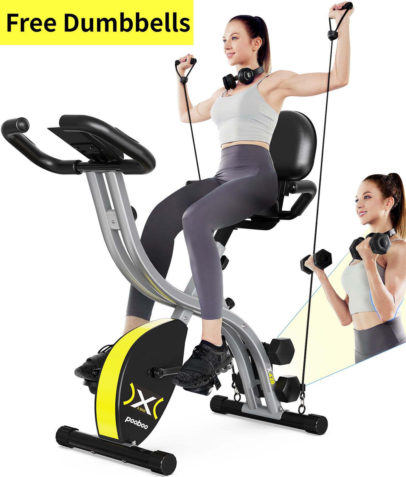 Home Exercise Bike Stationary Bike Fitness Bike Workout Bike Cardio Cycling Bike