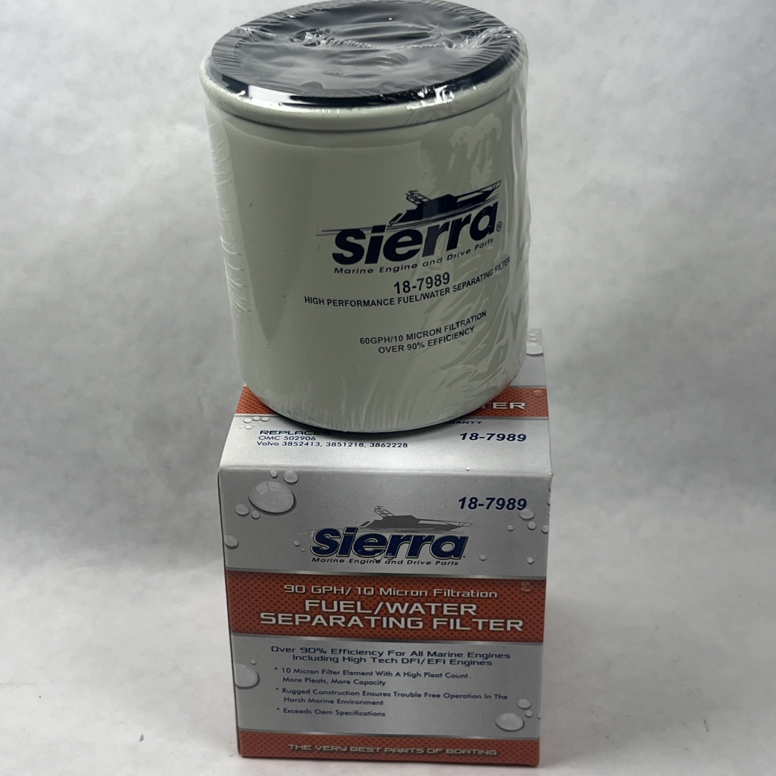 Sierra International 18-7989 Fuel Water Separator Filter. New Sealed.