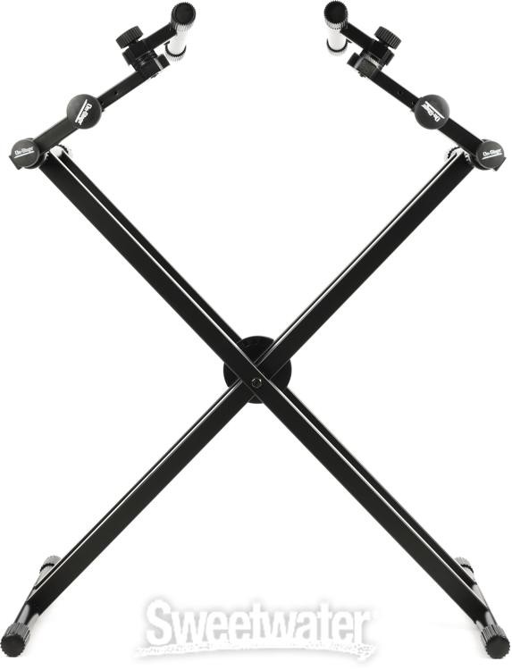 On-Stage Stands KS7292 Double-X Ergo Lok Keyboard Stand with 2nd Tier