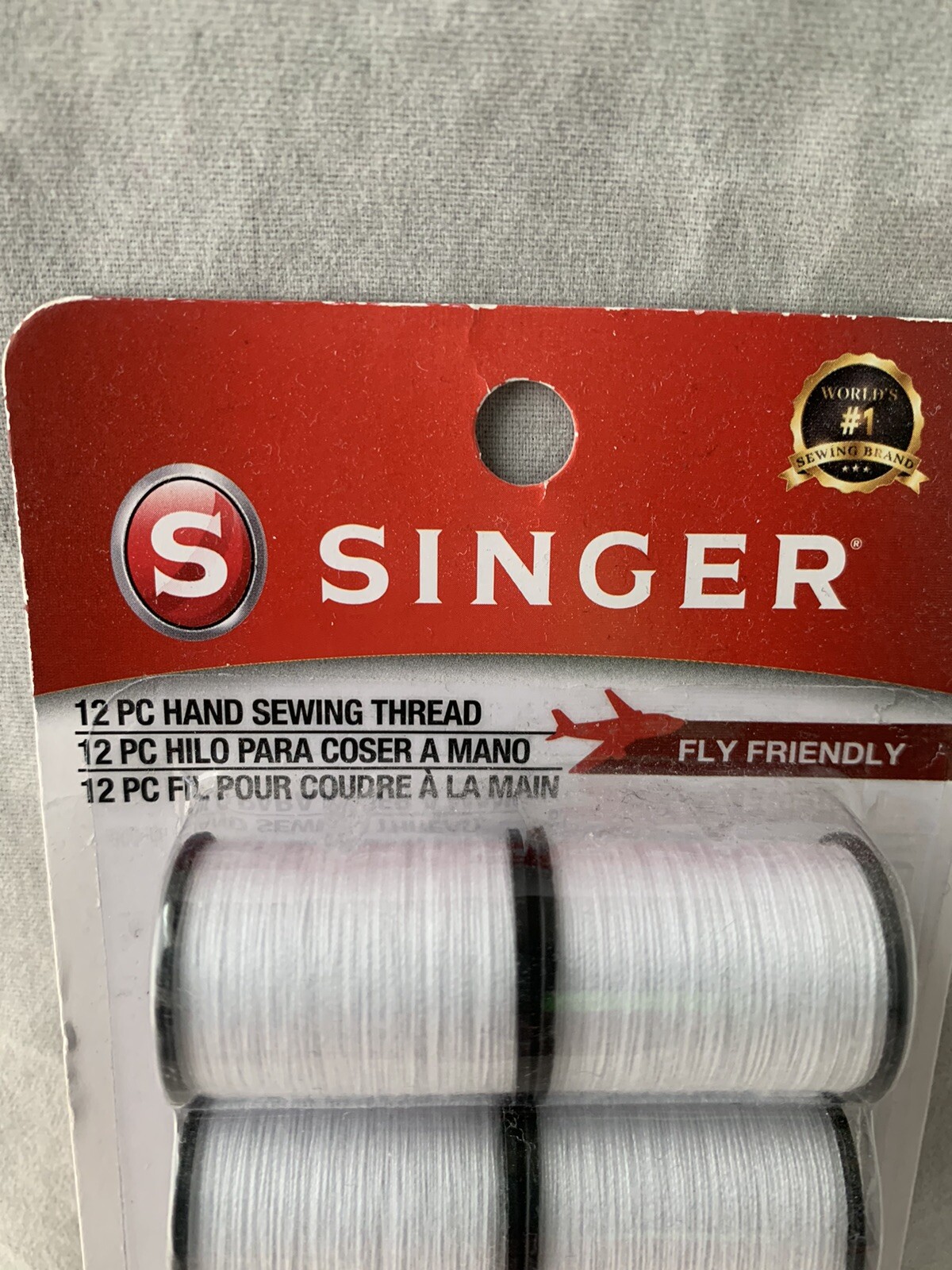 Singer 12 PC Hand Sewing Thread Needles & Threader Travel Kit A51-1