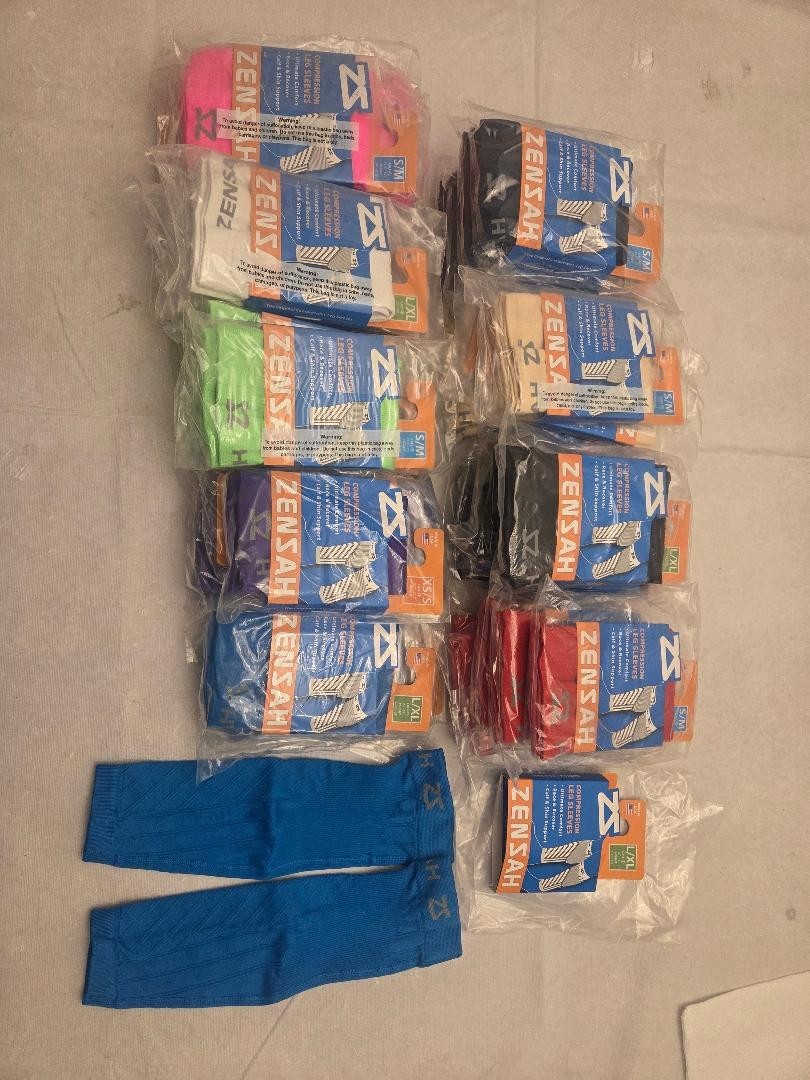 Zensah Calf and Shin Compression Sleeves (PAIR) Pick Size & Color