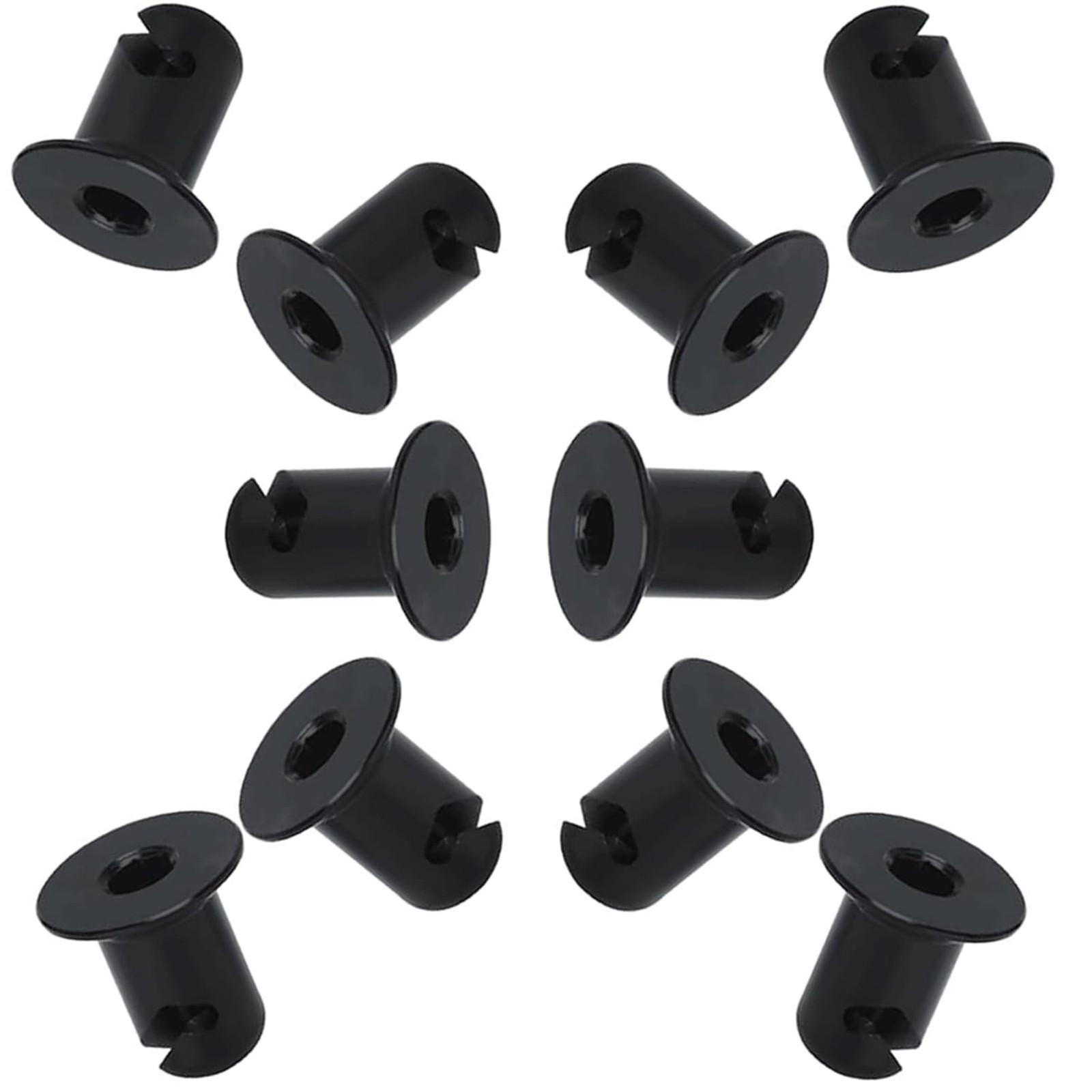 10Pc.500 Grip 7/16" Aluminum Dzus Button Flush Allen Head Quarter Turn Fasteners