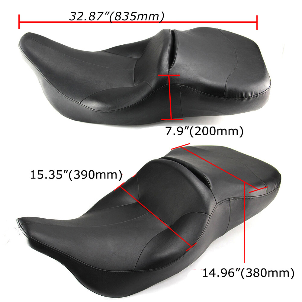 For 97-07 Harley Electra Glide Standard Classic Seat Rider Driver Passenger 2 Up