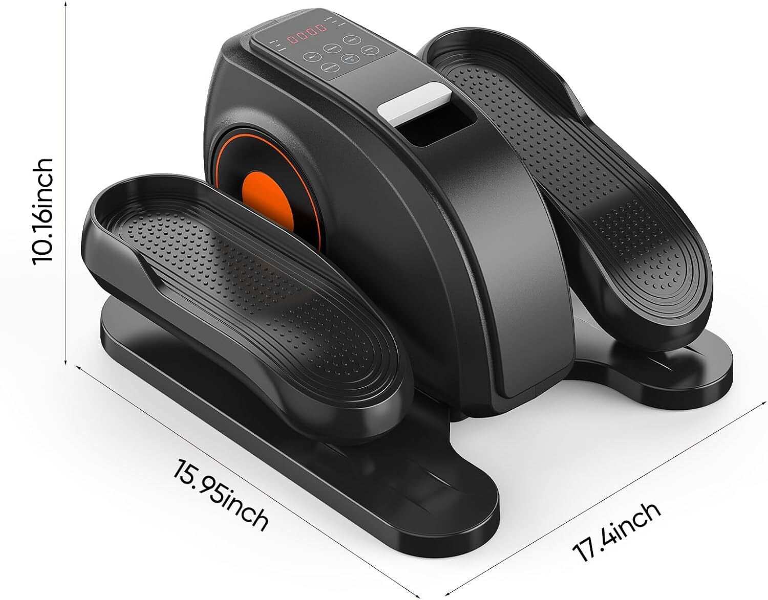 Under Desk Elliptical Machine Portable Pedal Ellipse Leg Exerciser for Seniors