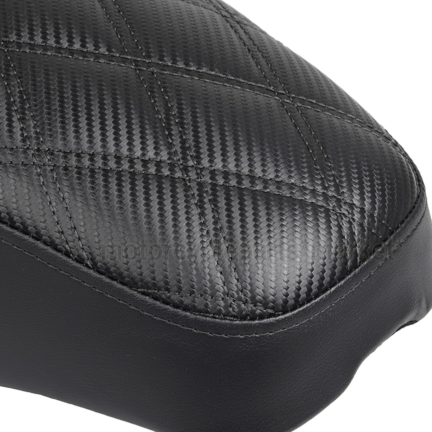 Step-Up Lattice Stitch Seat For Harley 2008-2023 Electra Road Street Glide Black