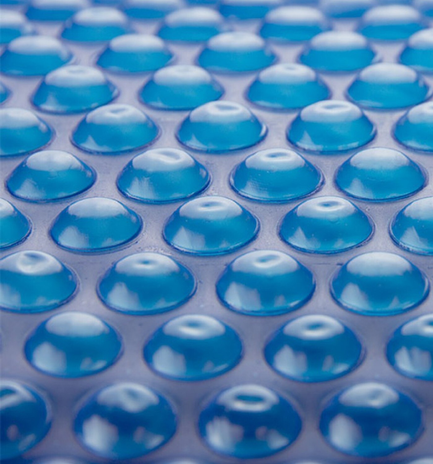 1600 Series Blue Swimming Pool Solar Blanket Cover w/ Grommet Kit - Choose Size