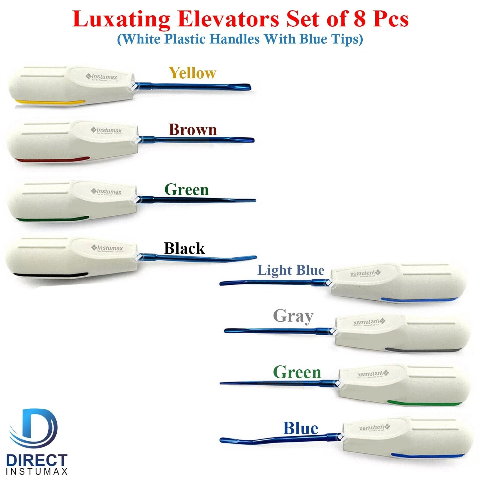 Dental Luxating Elevators PDL Periotome Luxation Root Extracting Extraction Kit