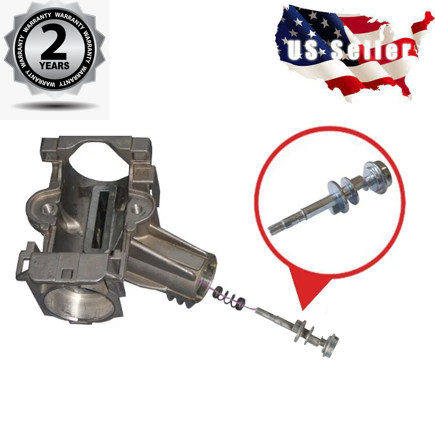 Ignition Lock Cylinder Shaft Housing New For BMW 3/5/7/8 Series E39 E36 E32 E34