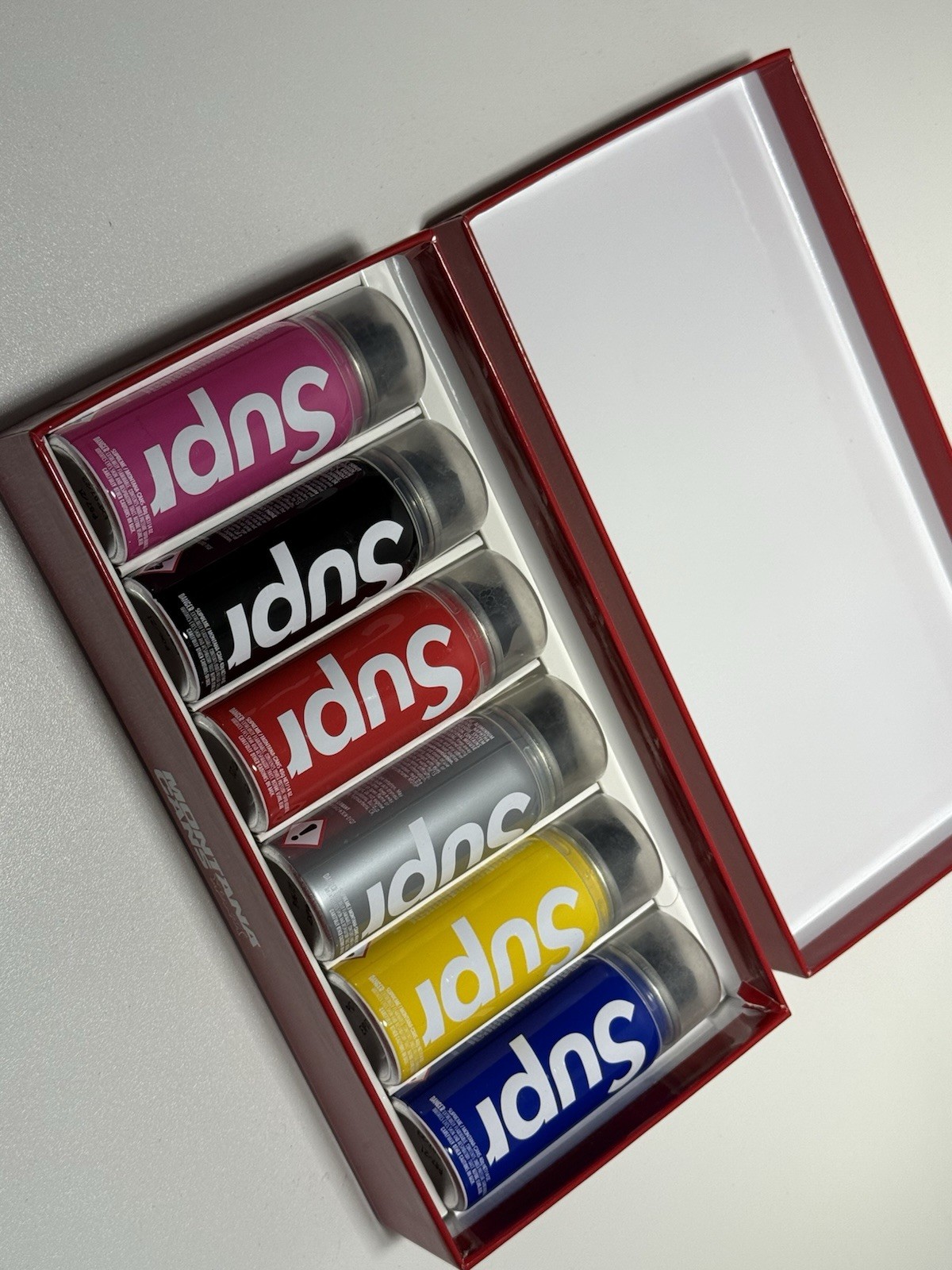 Supreme SS21 Montana Mini Cans Set of 6 Brand New Sealed Ships Fast