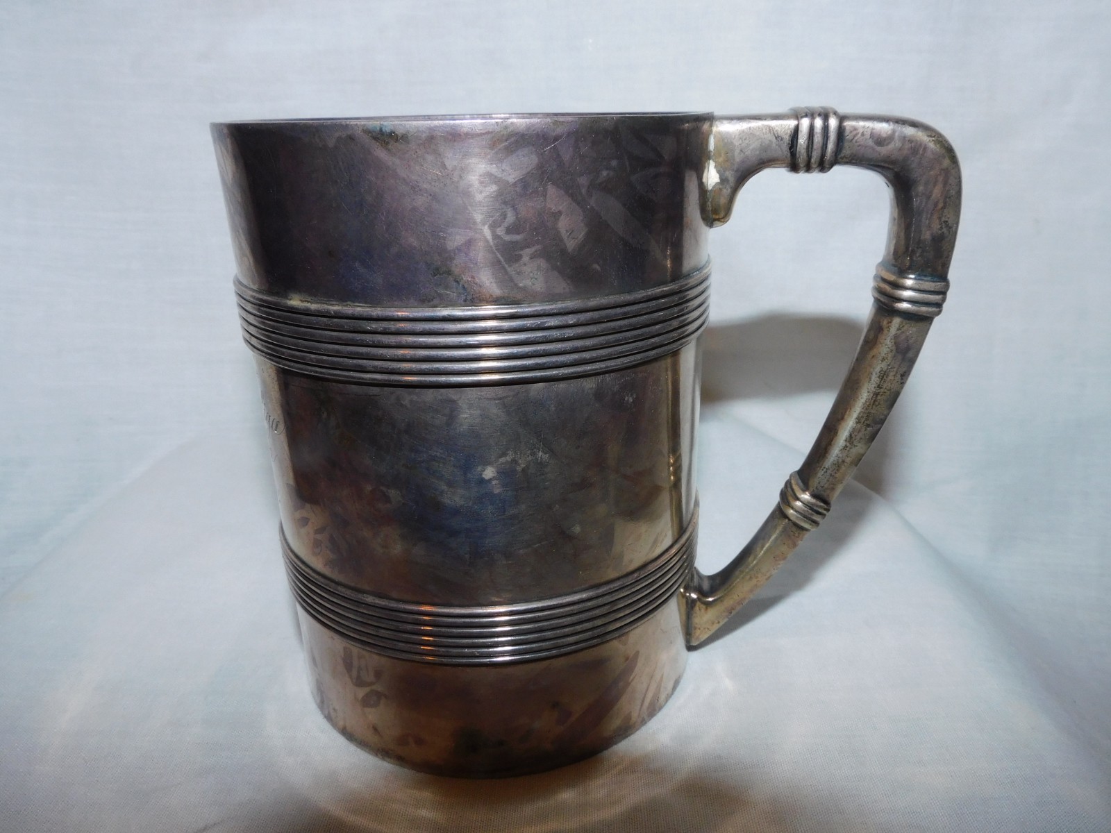 ANTIQUE TIFFANY & CO. STERLING MUG - 100% ORIGINAL - 246.5 GRAMS
