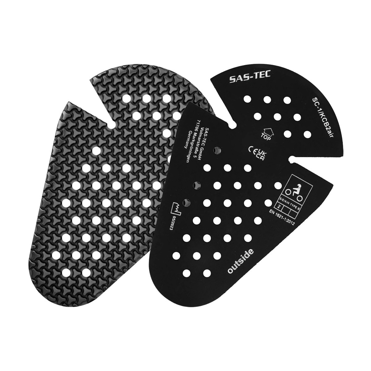 SAS-TEC SC-1/KCB2air CE Level 2 Knee Protector Inserts | Goodrevs™ Moto Armor