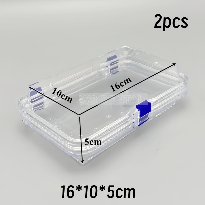 Dental Denture Hinged Display Box Film Membrane Storage Case False Teeth Case US