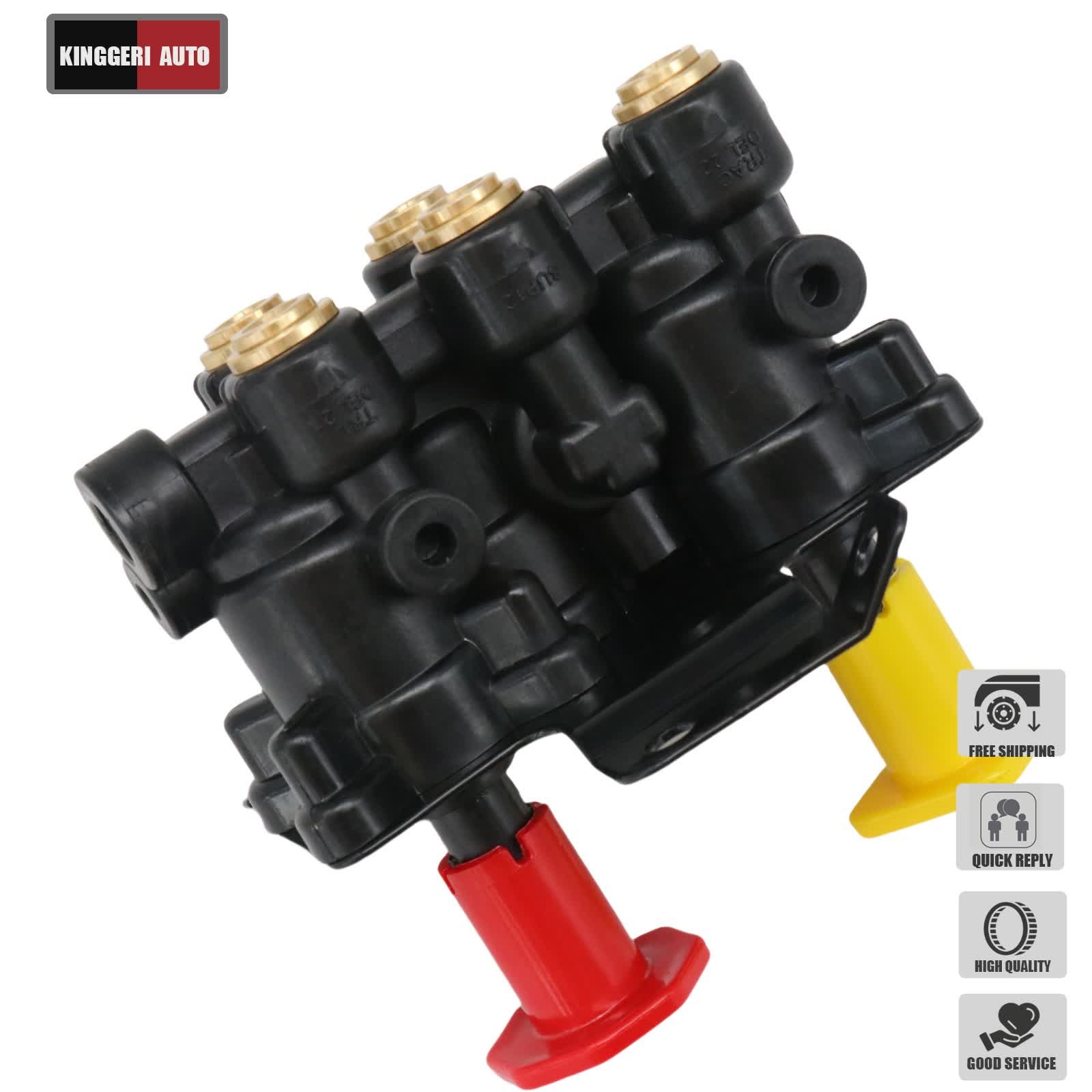 For Volvo VNL Dash Valve Dual Park Brake With 5 Ports 24340522 21315044 K035691