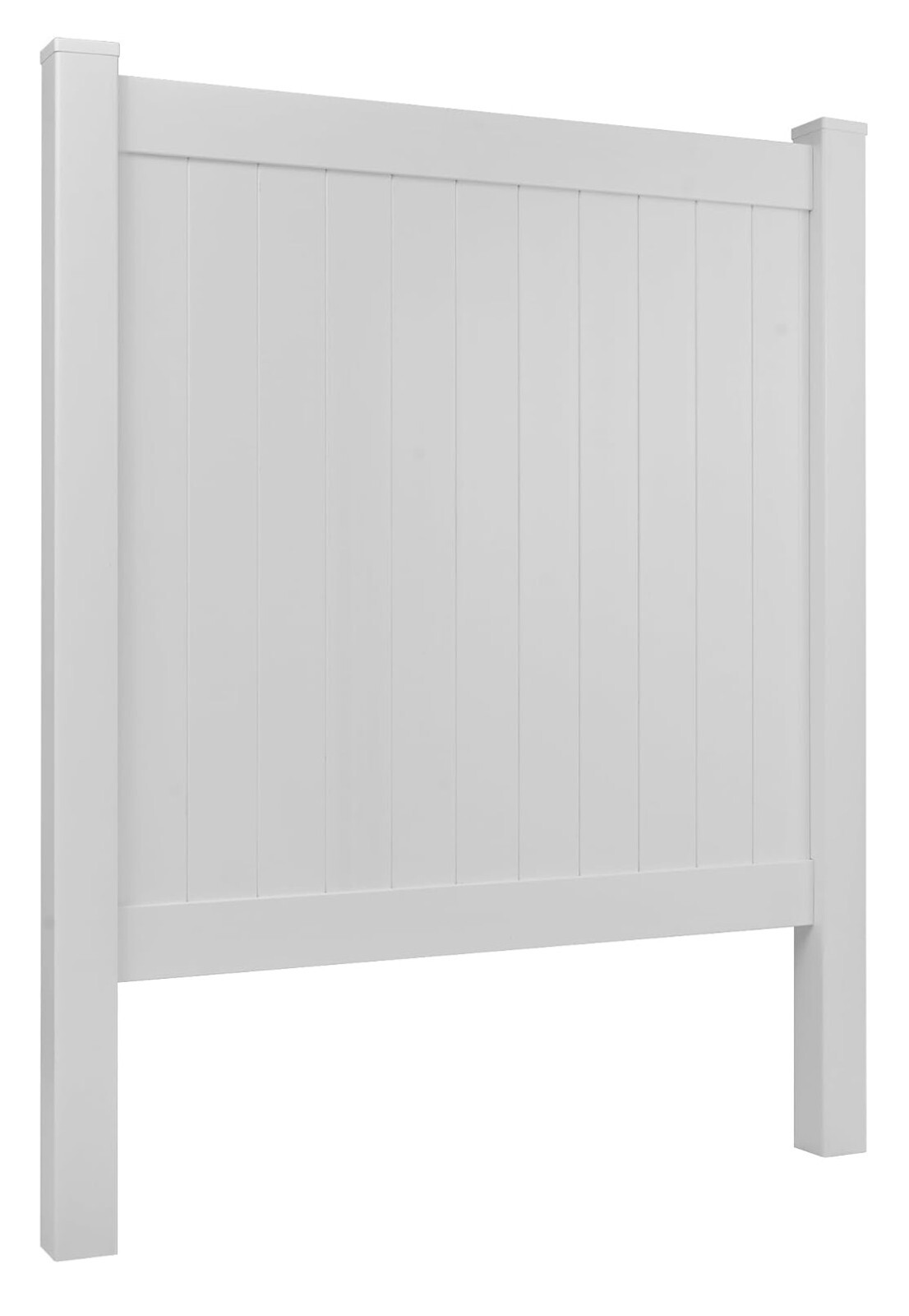 6ft Tall Vinyl Privacy Fence Panel