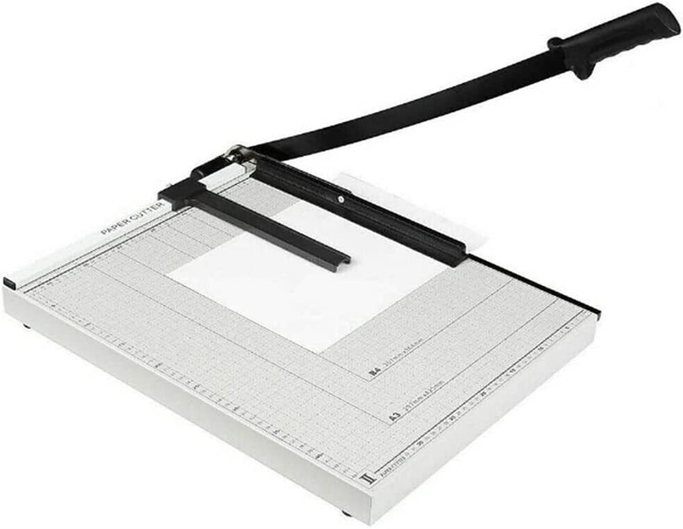 Paper Trimmer 18" x 15" Guillotine Blade Paper Cutter Multiuse for Home & Office