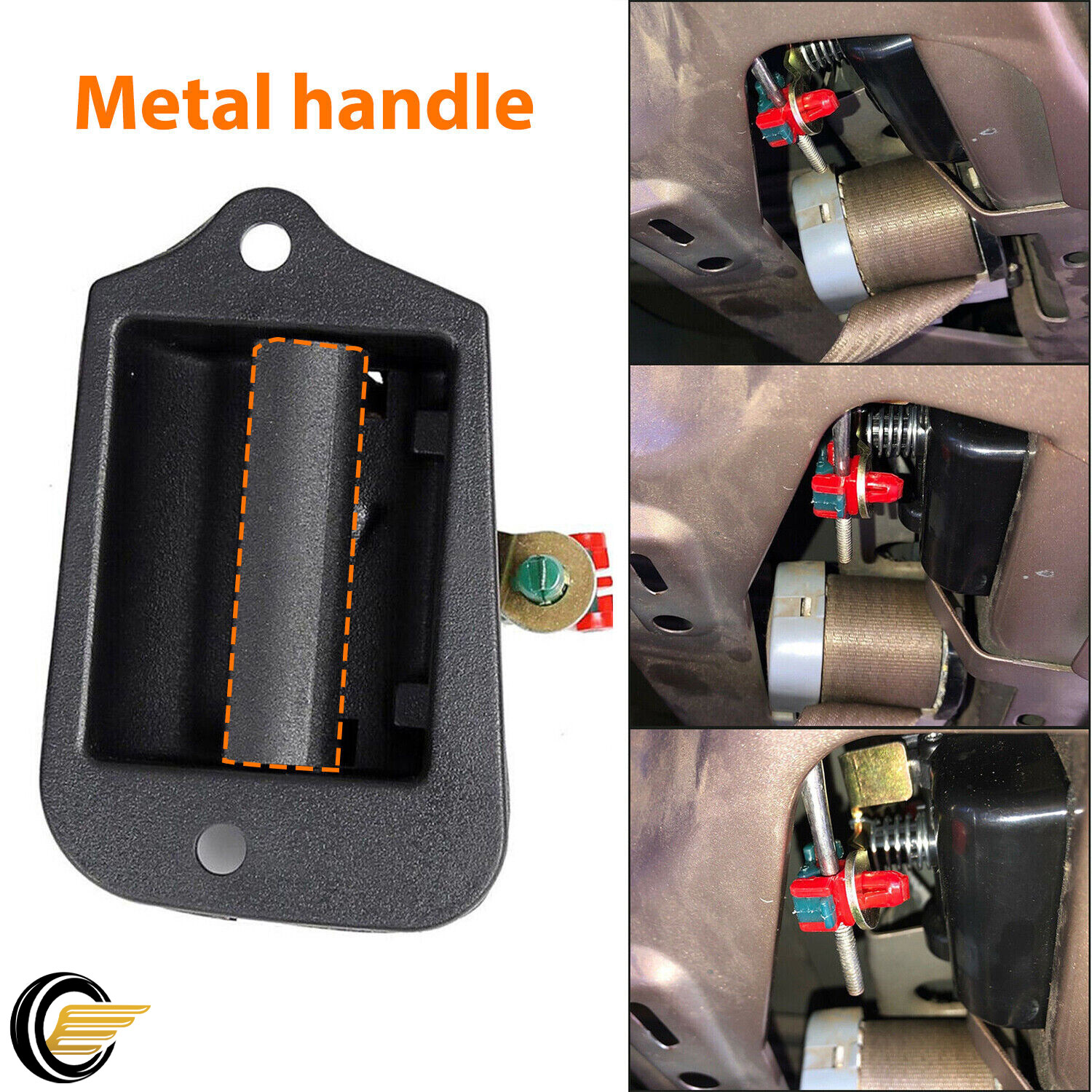 NEW METAL Extended Cab 3rd Side Cargo Door Handle for 94-03 Chevy S10 GMC Sonoma